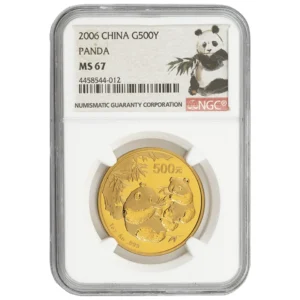 2006 Chinese Panda 1oz Gold Coin - NGC Graded MS67