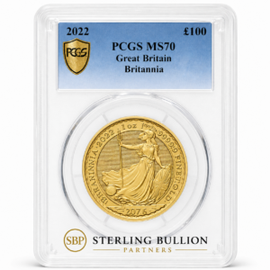 2022 Britannia Certified 1oz Gold Coin