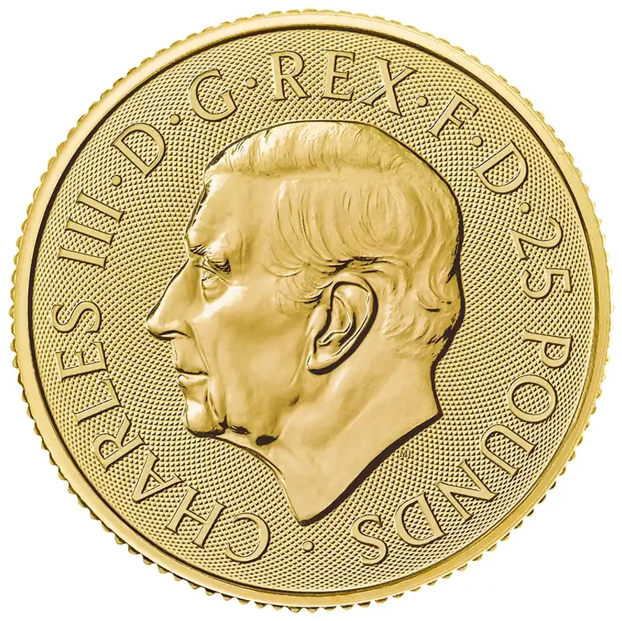 2023 UK Tudor Beasts Bull of Clarence 1/4oz Gold Coin