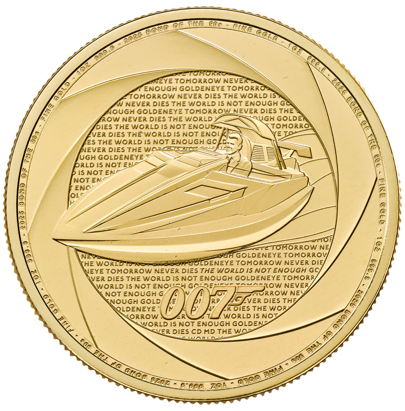 Bond of the 1990s 2025 1oz Gold Bullion Coin