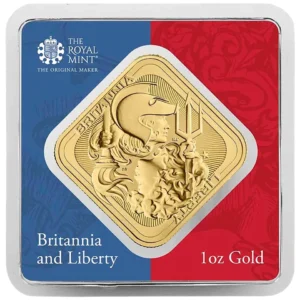 The Royal Mint UK Britannia and Liberty 1oz Gold Bar1