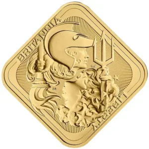 Alternative view of The Royal Mint UK Britannia and Liberty 1oz Gold Bar