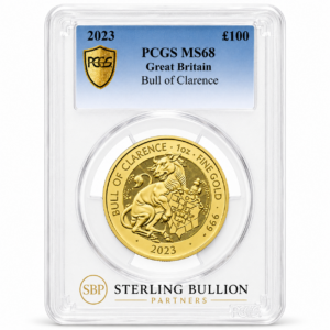 2023 Tudor Beasts Bull of Clarence Certified 1oz Gold Coin