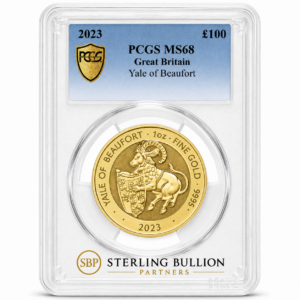 2023 Tudor Beasts Yale of Beaufort Certified 1oz Gold Coin