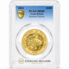 2024 Tudor Beasts Seymour Unicorn Certified 1oz Gold Coin