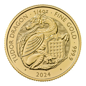 2024 UK Tudor Beasts Tudor Dragon 1/4oz Gold Coin