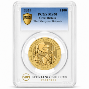 2025 Britannia and Liberty 1oz Gold Coin MS66–MS70
