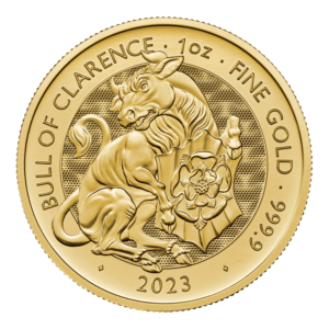 2023 UK Tudor Beasts Bull of Clarence 1oz Gold Coin