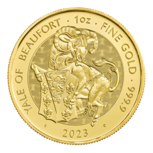 2023 UK Tudor Beasts Yale of Beaufort 1oz Gold Coin