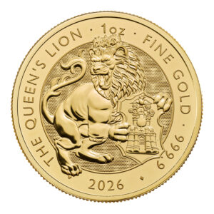 2026 UK Tudor Beasts Queen’s Lion 1oz Gold Coin