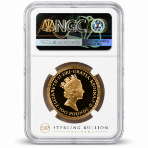 1988 G.Britian G£100 Britannia PF70 Ultra Cameo1