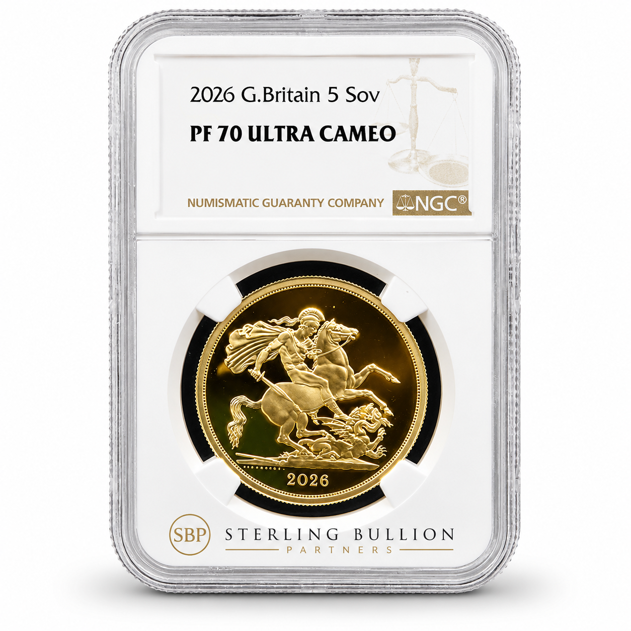 2026 G.Britain 5SOV PF70 Ultra Cameo