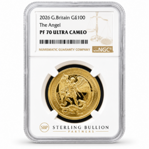 2026 G.Britian G£100 The Angel PF70 Ultra Cameo