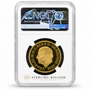 2026 G.Britian G£100 The Angel PF70 Ultra Cameo1