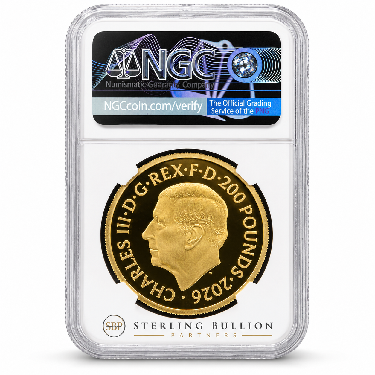 2026 Great Engravers William IV Crown £200 2oz Gold Proof Coin graded NGC PF70 Ultra Cameo in official certified holder1