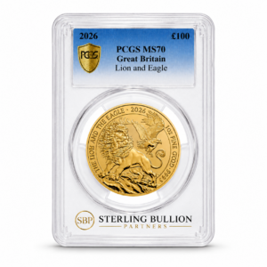 2026 Lion & Eagle Certified 1oz Gold Coin