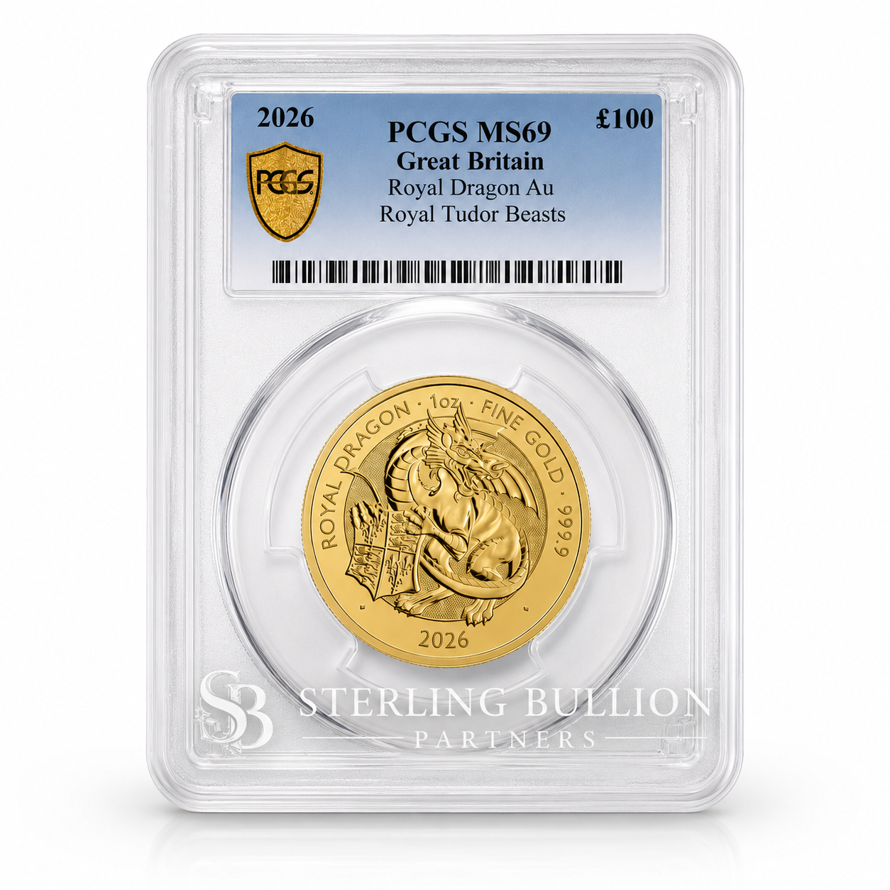 2026 Royal Dragon Gold Coin | PCGS & NGC MS68–MS70