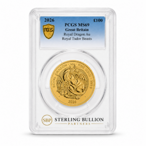 2026 Tudor Beasts Royal Dragon Certified 1oz Gold Coin