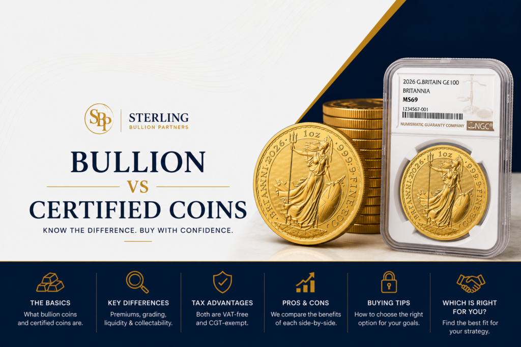 Bullion vs Certified Coins: Which Should You Buy?