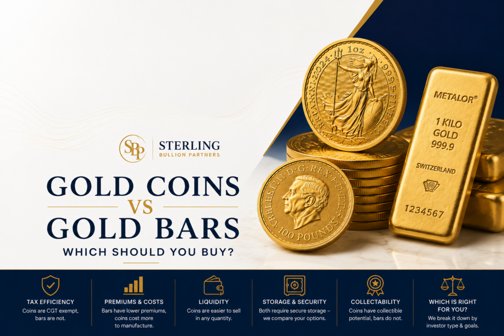 Gold Coins vs Gold Bars: Which Should You Buy?