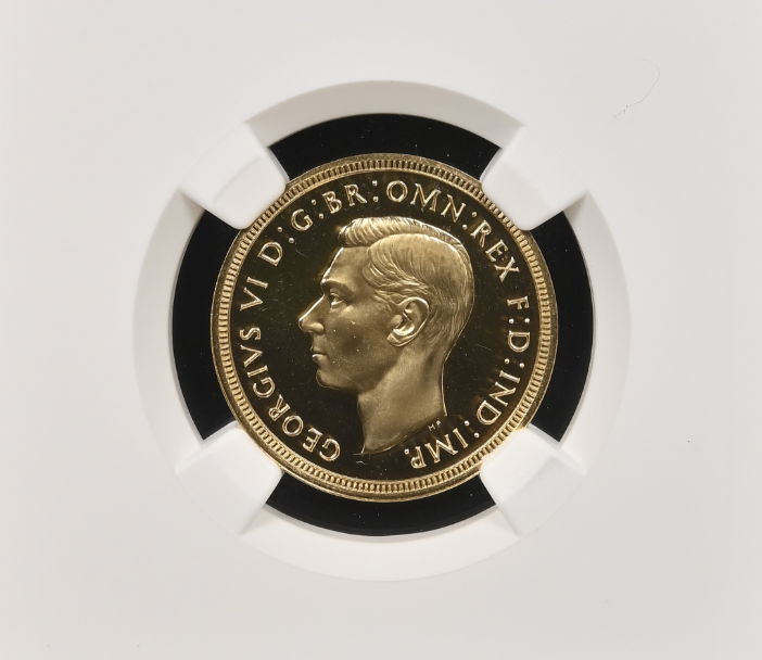1937 George VI Gold Proof Sovereign NGC PF66+ Cameo CU2