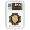 2008 Queen Elizabeth I 450th Anniversary £5 Gold Proof NGC PF70 Ultra Cameo Back