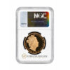 2015 UK Longest Reigning Monarch £5 Gold Proof, NGC PF70 Ultra Cameo Back