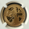 2017 Britannia 30th Anniversary 1oz Gold Proof Louis Tamlyn reverse with trident mark