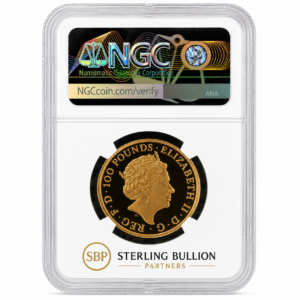 2017 Britannia 30th Anniversary Privy £100 Gold Proof NGC PF70 Ultra Cameo population 15