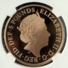 2020 End of Second World War £5 Gold Proof Queen Elizabeth II obverse by Jody Clark