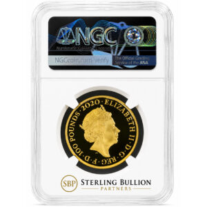 2020 James Bond “Pay Attention 007” £100 1oz Gold Proof NGC PF70 Ultra Cameo Back