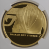 2020 James Bond Shaken Not Stirred £200 2oz Gold Proof NGC PF70 Ultra Cameo CU1