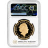 2020 King George III £5 Gold Proof NGC PF70 Ultra Cameo Back