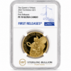 2021 St Helena Queen’s Virtues Truth 1oz Gold Proof NGC PF70 Ultra Cameo First Releases
