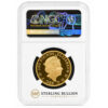 2023 Royal Tudor Beasts Yale of Beaufort 1oz Gold Proof NGC PF70 Ultra Cameo Back