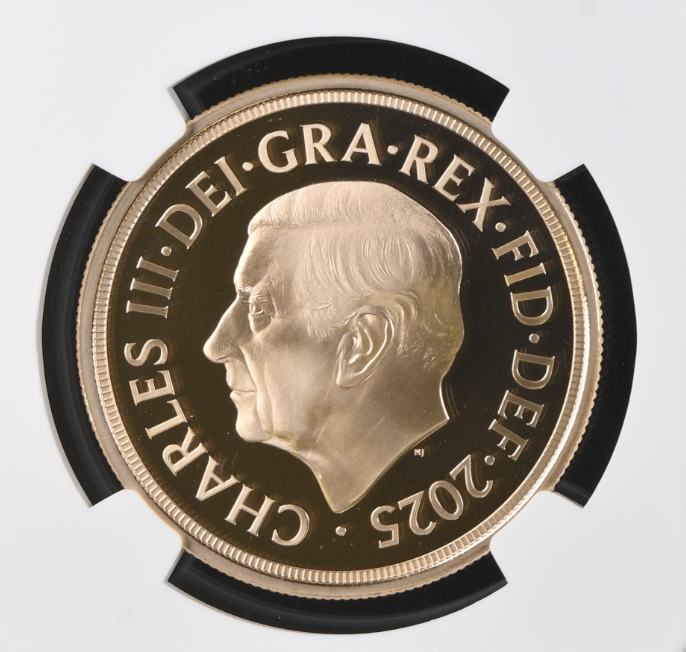 2025 Royal Arms Five-Sovereign Gold Proof NGC PF70 Ultra Cameo First Releases CU2