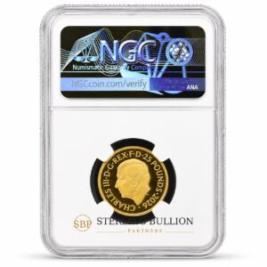 2026 £25 The Agnel 1:4oz PF70 UC Back