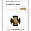 2026 Quarter-Sovereign Gold Proof Coin NGC PF70 Ultra Cameo