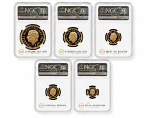 2026 Sovereign Five-Coin Gold Proof collection NGC PF70 Ultra Cameo Top Pop coins