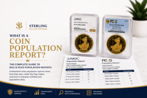 What is a coin population report image