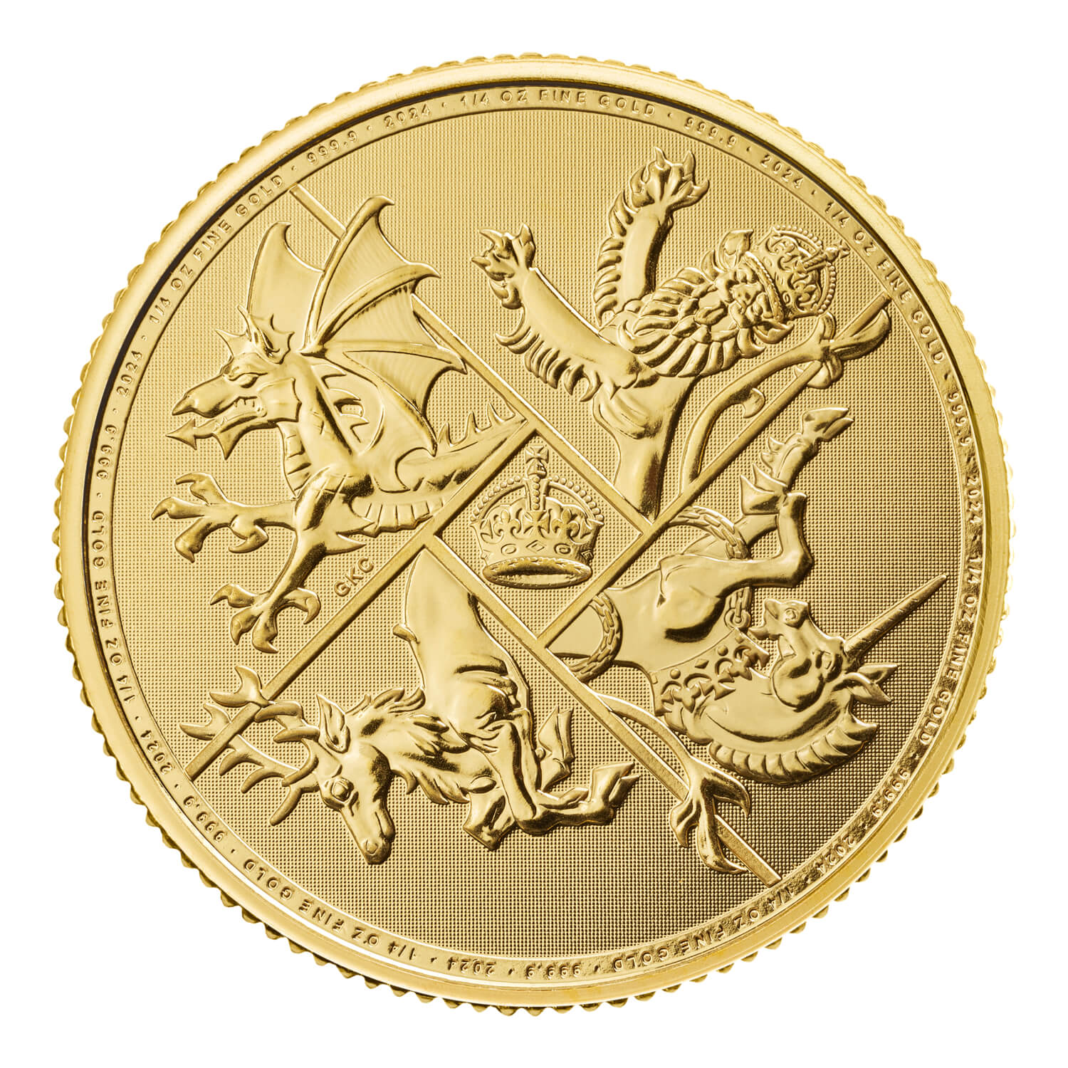 2024 Four Nations 1:4oz Gold Coin