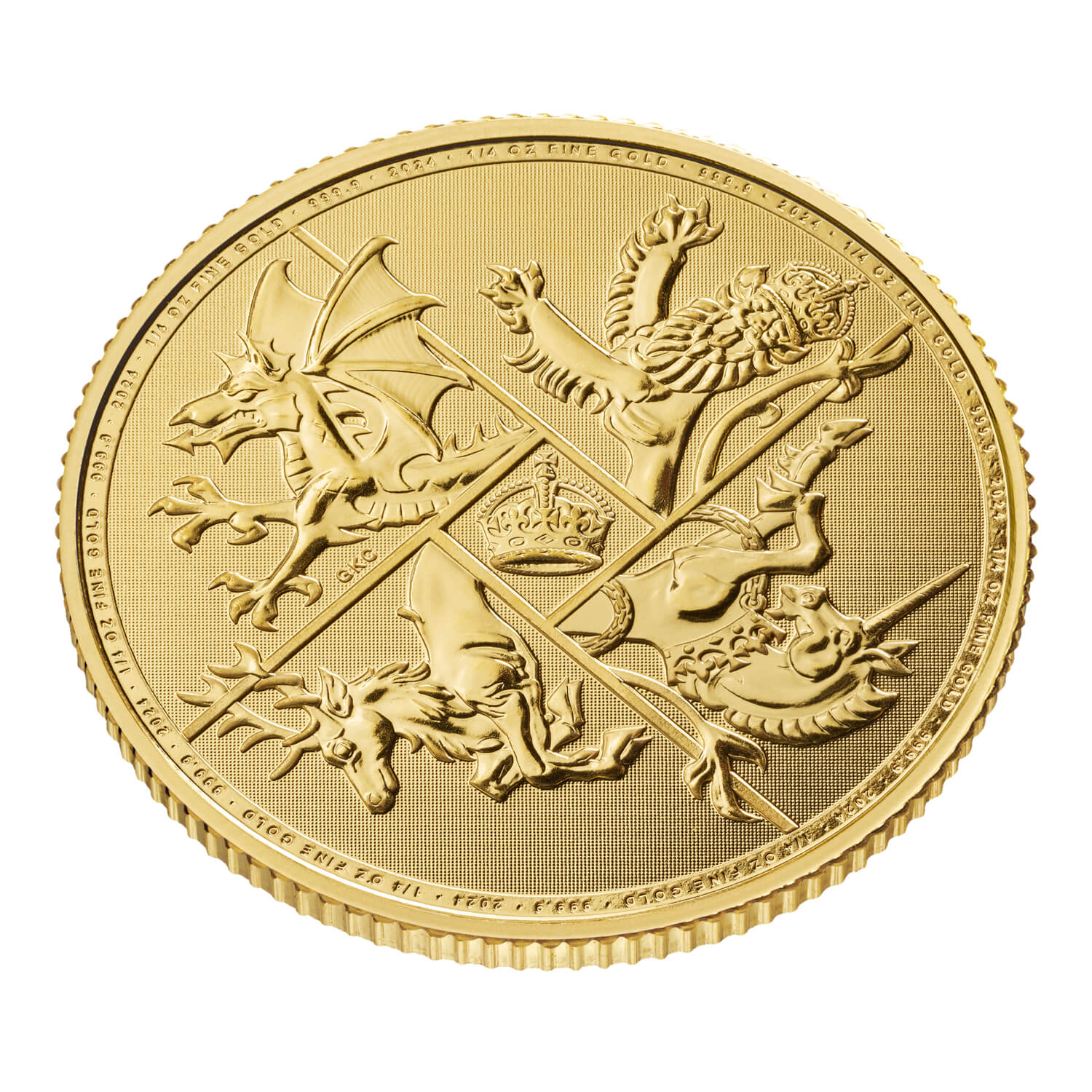 2024 Four Nations 1:4oz Gold Coin3
